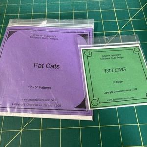 Grannie Suzannie’s Mini Quilt Designs- Fat Cat - Picture 1 of 5