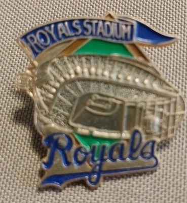 Royals Stadium Kansas City Royals Pinback Pin - Image 1 of 2