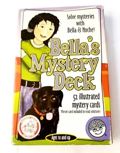 Bellas Mystery Deck - 52 Lösen Sie Mysterien Illustriertes Kartenspiel 10+ MindWare   - Bild 1 von 6