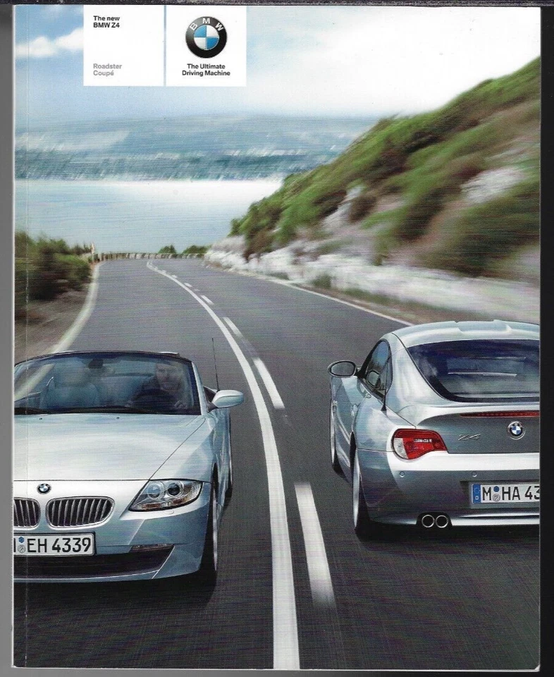 BMW Z4 E85 2006 UK Market Sales Brochure Roadster Coupe 2.0i 2.5i 2.5si 3.0si - Image 1 of 1