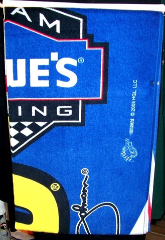 VINTAGE 2005 WINNERS CIRCLE LOWE'S #48 JIMMIE JOHNSON HENDRICK BEACH TOWEL NOS Cover
