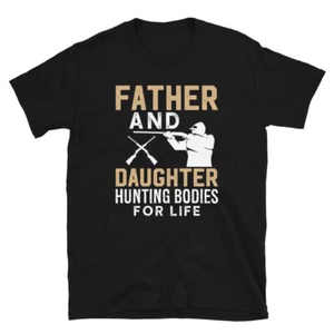 Happy Fathers Day Father And Daughter Unisex T-Shirt - Picture 1 of 7