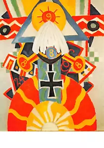 Artist Marsden Hartley BERLIN ABSTRACTION 4x6 Postcard - Picture 1 of 2