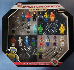 Block Tech Super Heroes 20 Figuren & Zubehör Action Heroes Sealed NEU - Bild 1 von 5