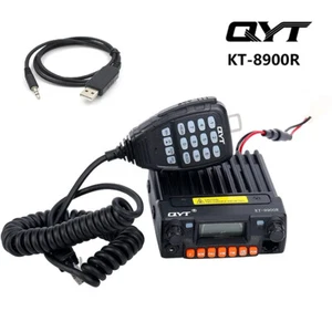 QYT KT-8900R Car Mobile Radio Tri-band 25W FM Transceiver Radio with USB Cable - Picture 1 of 11