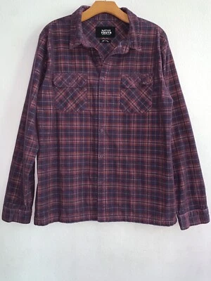 NATIVE YOUTH Plaid Corduroy Westrn Style Long Sleeve Button Down Shirt Size XL - Image 1 of 4