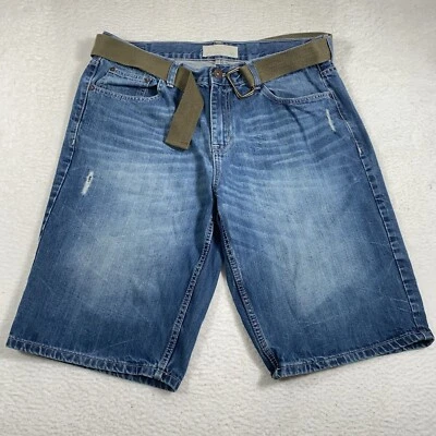 Pantalones Cortos Ecko Unltd Para Hombres 36 Azul Denim Sueltos Y2K Jort Hip Hop Patín Foto 1 de 4