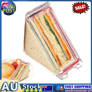 Triangle Sandwich Container | Acrylic Clear Sandwich Boxes |Sandwich Holder - Picture 1 of 14