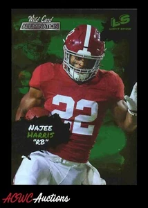 2021 Wild Card Alumination Light Show Green #LS10 Najee Harris - Picture 1 of 2