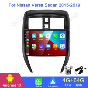 4+64G Car Stereo Radio For Nissan Versa Sedan 2015-2019 Android 13 CarPlay GPS - Foto 1 di 21