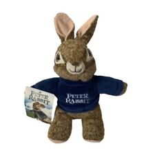 Peter Rabbit 8" Dan Dee Mini Stuffed Plush W/Backpack Key Clip NEW