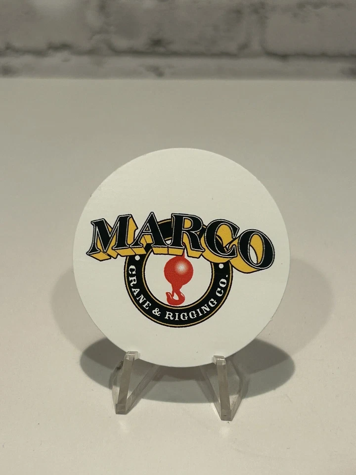 Marco Crane & Rigging  Operating Engineers Hardhat Sticker Hard Hat - Image 1 of 1