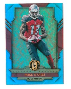 2017 Panini Gold Standard Platinum MIKE EVANS #28  ~ 06/49