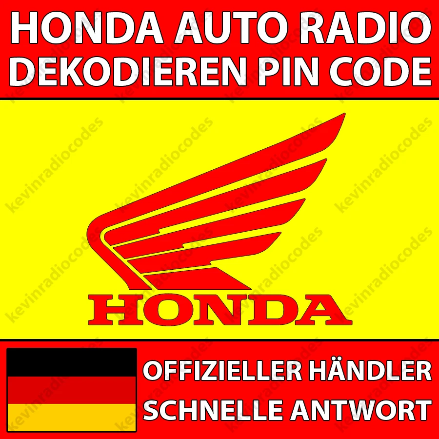 ✅HONDA RADIO DEKODIEREN PIN CODE ACCORD CIVIC CR-V HR-V JAZZ NAVIGATION✅ - Bild 1 von 4