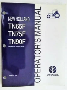 New Holland TN65F TN75F TN90F Tractors 86608615 Operator's Manual 2000 - Bild 1 von 6