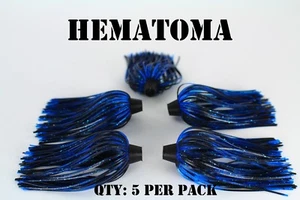 PRO-TIE SKIRTS Bass,spinnerbait, Chatterbait fishing lure skirt. Qty: 5 per pack - Picture 1 of 4