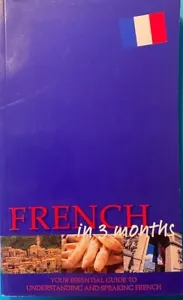 French in 3 Months Book, Overy & Lecanuet - Picture 1 of 4