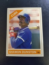 Shawon Dunston Chicago Cubs #36 1991 Baseball Cards Magazine Extra Border