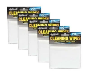100 Microfiber Cleaning Wipes Electronics Touchscreen Glasses 5x Travel 20 Pack - Picture 1 of 2