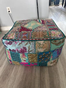 Hand embroidered new fashion Rectangle Bean Bag free delivery - Picture 1 of 4