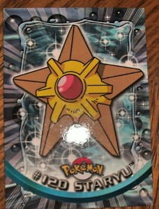 Topps Pokemon Card #120 Staryu in excellent condition