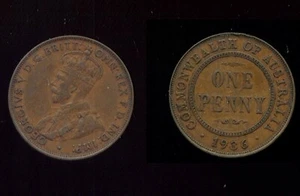 WORLD COINS AUSTRALIA 1936m LARGE PENNY CH AU (G771) A nice looking  PENNY!!! - Picture 1 of 1