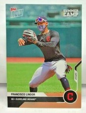 Francisco Lindor 2020 Topps Now Summer Camp Edition Wave 1 #OD-454 INDIANS /3628
