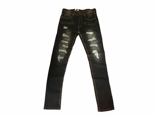 Waimea Black Denim Skinny Stretch Fit Jeans - Picture 1 of 2