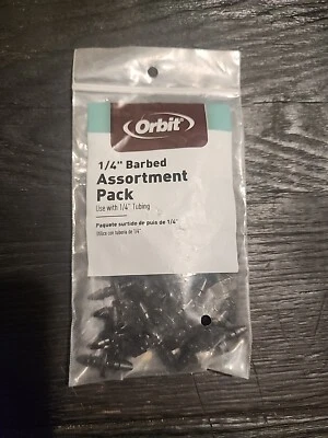 Orbit 1/4" Barbed Assortment Pack Use with1/4" Tubing 67431-15rC - Image 1 of 2