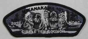 Circle Ten Council Mikanakawa Lodge 101 2018 NOAC CSP como nuevo envío gratuito - Imagen 1 de 1