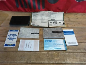 1998 Jeep Wrangler TJ Factory OEM Owners Manual Warranty Window Sticker Case - Picture 1 of 10