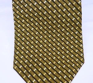 Robert Talbott Best of Class Nordstrom gold schwarz handgenäht Seide hergestellt in den USA 56x4,25 - Bild 1 von 5