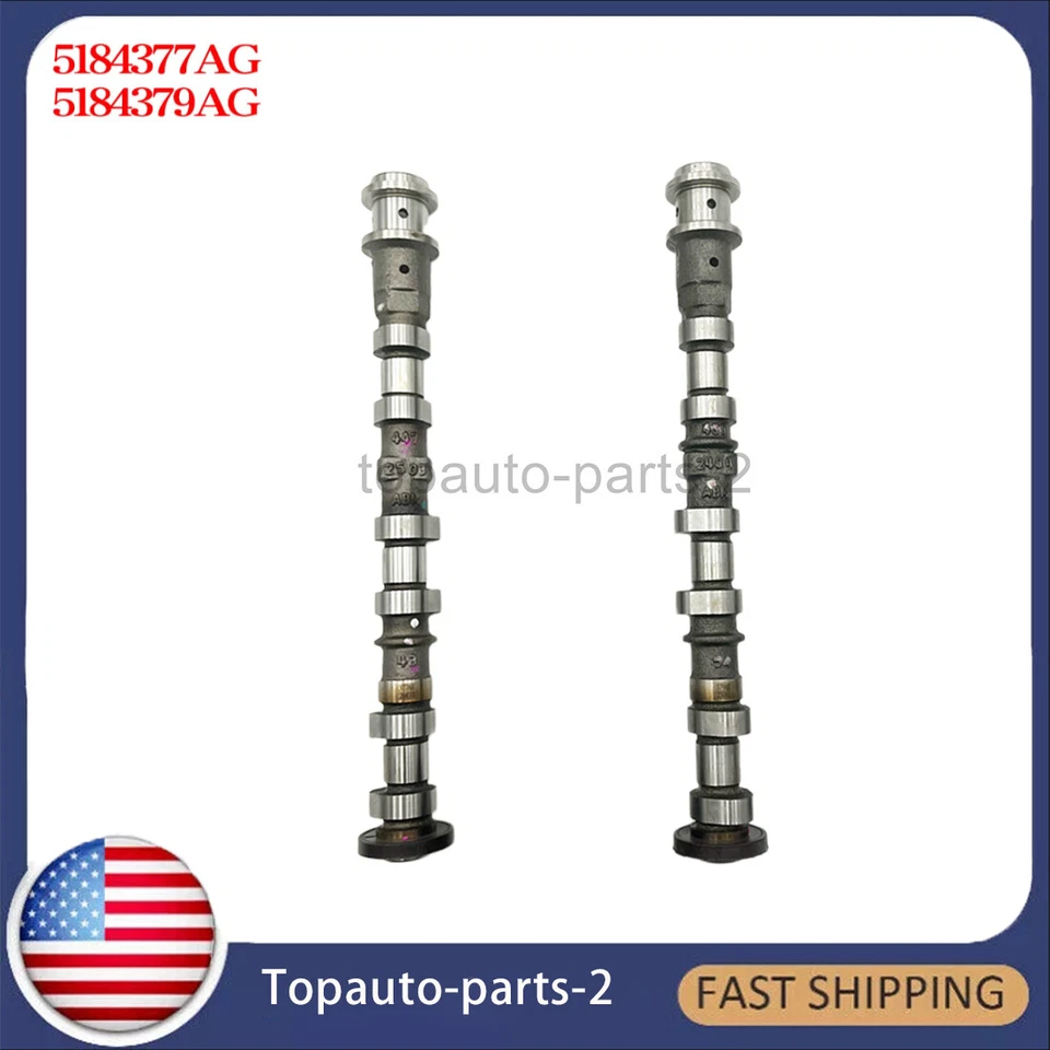 2x5184377AH Camshafts for Jeep Wrangler Dodge Chrysler 2011-2023 3.6L 5184379AH - Изображение 1 из 4