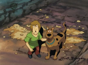 Scooby Doo On Zombie Island Original Production Cel/Drawings-Signed Bob Singer - Picture 1 of 2
