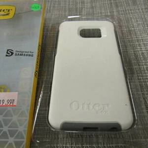 OTTERBOX SYMMETRY FOR SAMSUNG GALAXY S6 EDGE, WHITE & GREY, PLEASE READ!! 6263 - Picture 1 of 2