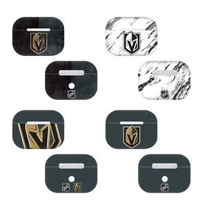 OFFICIAL NHL VEGAS GOLDEN KNIGHTS VINYL STICKER SKIN DECAL FOR APPLE AIRPODS - Picture 1 of 10