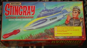 Matchbox Stingray Toy Submarine loose in box 1993 8X6X16 - Picture 1 of 2