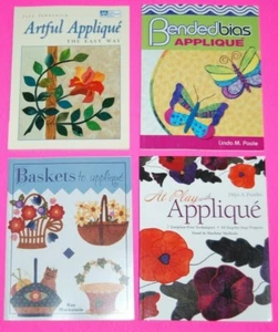 Lot 4 At Play With Artful Basket Bendedbias Applique Template Pattern Books - Picture 1 of 10