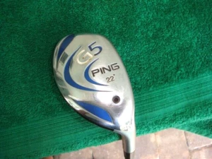 PING G5 HYBRID 22* ALDILA NV 85-R REGULAR FLEX GRAPHITE GOLF CLUB - Picture 1 of 7