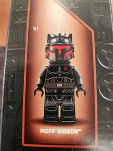 LEGO STAR WARS MOFF GIDEON MINIFIGURE NUOVO DA VIZSLA/GIDEON BATTLE SET 75386 - Foto 1 di 6
