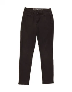 CALVIN KLEIN Womens Skinny Jeans US 6 Medium W25 L30 Black Cotton AP13 - Picture 1 of 3
