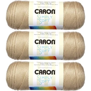 - Simply Soft - Pack of 3 Solid Thread Balls 6 oz - Picture 1 of 1