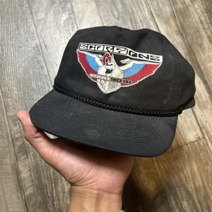 Vintage Scorpions Snapback Mütze Band Tour Crazy World Tour Wind Of Change - Bild 1 von 5