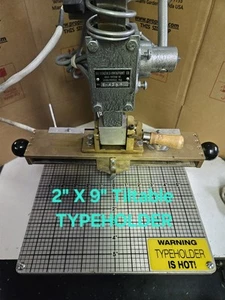 KWIKPRINT  Model 86  2" X 9" Multiline Typeholder - Picture 1 of 23