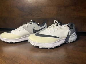 Nike Womens FI Flex Golf Shoes White/Gray SZ 7.5 849973 101 - Picture 1 of 9
