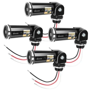 4er Pack, Dämmerung bis Morgengrauen/Tag Nacht Sensor, Lichtschranke, Fotozellensensor, - Bild 1 von 7