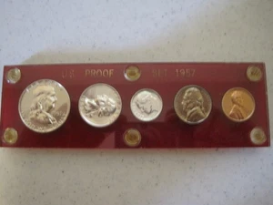 1957 US Silver Proof Set - Picture 1 of 5