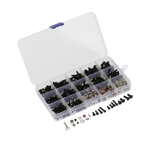 M3 M4 Metal Screws Nuts Box Set For 1/10 RC Crawler Car Axial SCX10 TRX4 Redcat - Picture 1 of 10