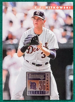 C.J. Nitkowski - 1996 Donruss #467 - Detroit Tigers Baseball Card - Image 1 of 3