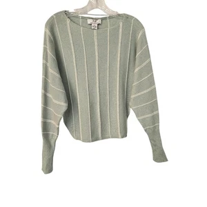 Magaschoni mintgrün/weiß gestreift neu Herbst Pullover Gr. XS - Bild 1 von 9